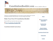 Tablet Screenshot of constitutionbooklet.com